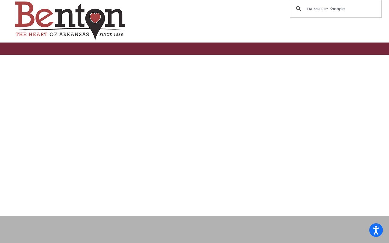 Benton city government website for Benton jail mugshots and police services