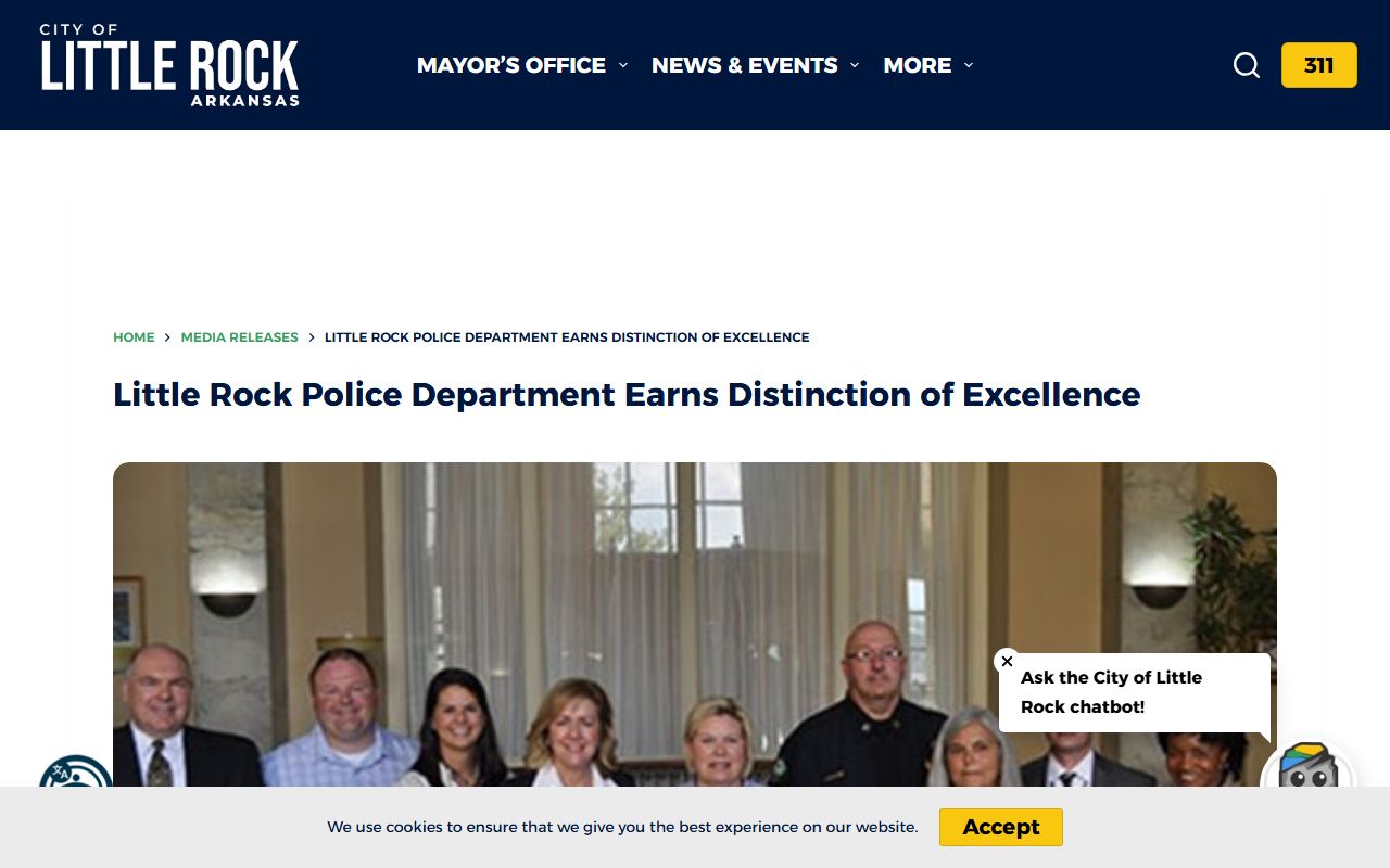 Little Rock Police Department page for Little Rock jail mugshots and reports