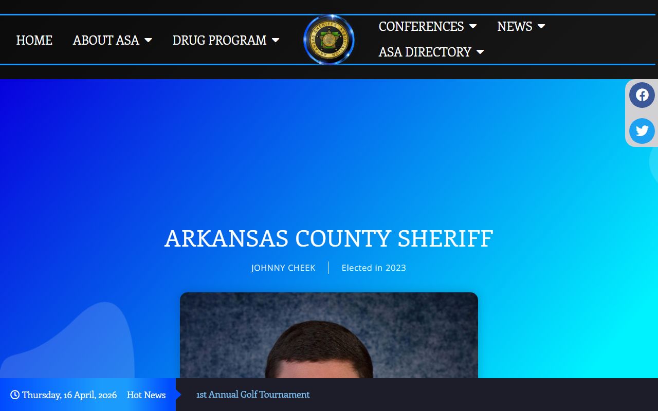Arkansas County ASA profile for Arkansas County jail mugshots
