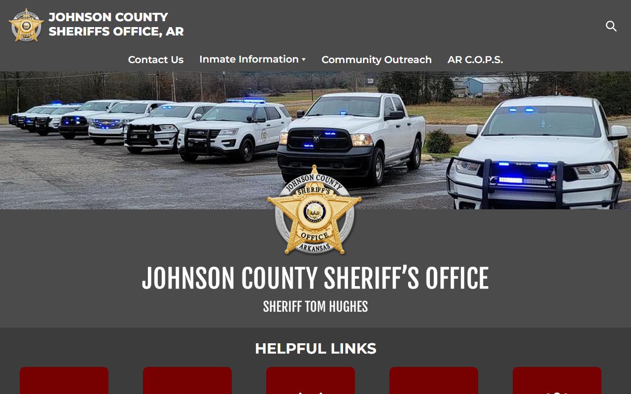 Johnson County Sheriff's Office website for Johnson County jail mugshots
