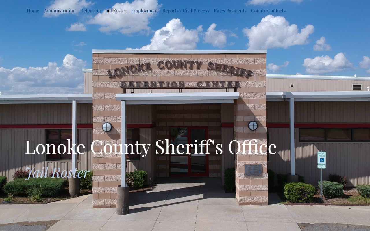 Lonoke County Jail Log page for jail mugshots and booking photos