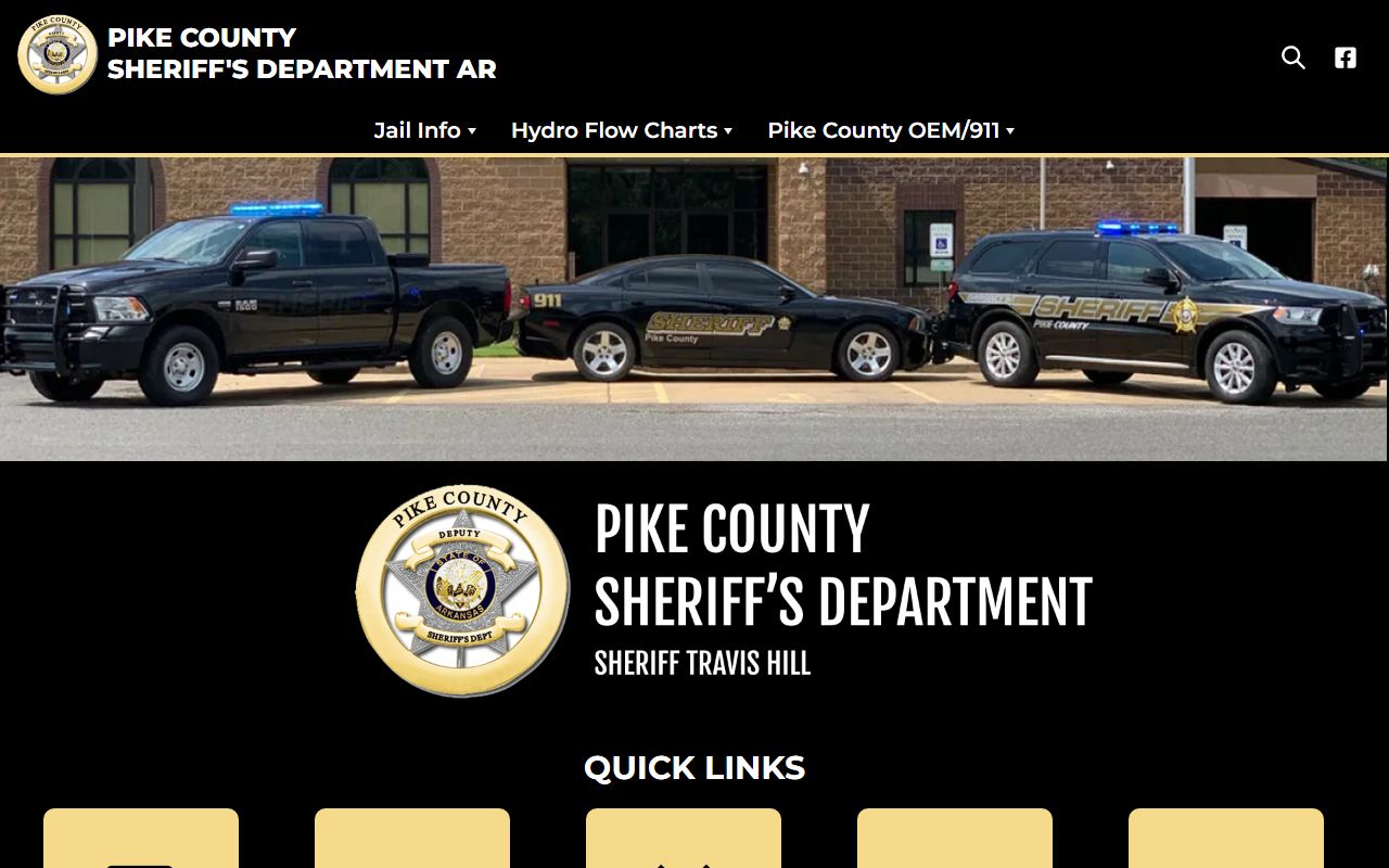 Pike County Sheriff Office website for Pike County jail mugshots